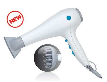 Ionic Hair Dryer with Diffuser and Concentrator