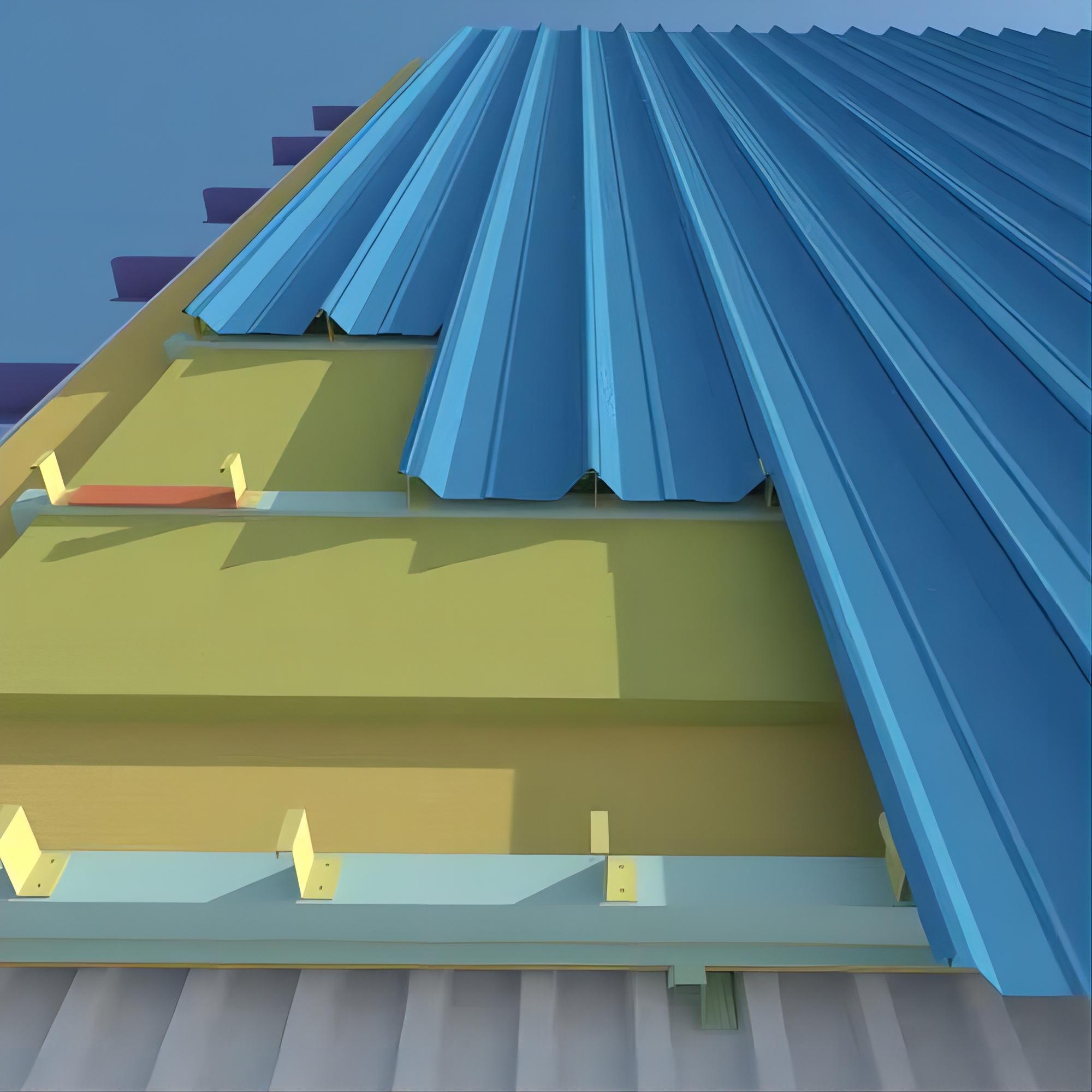 Close up of the roll forming machine structure