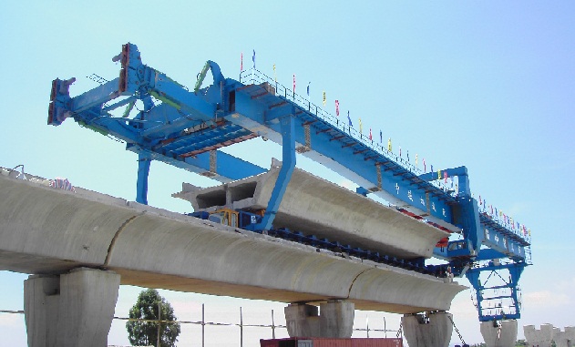 Bridge Girder Erection Machine for Rail Transit