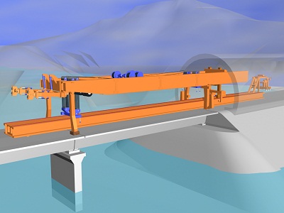 JQDS900 Tunnel-passable Girder Erecting Equipment - Image 2