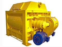 Twin Shaft Concrete Mixer