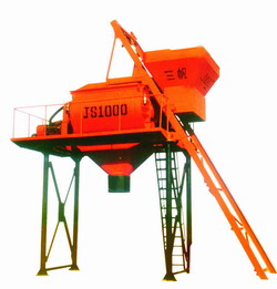 Twin-Shaft Concrete Mixer