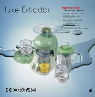 4-in-1 Juice Extractor Food Processor