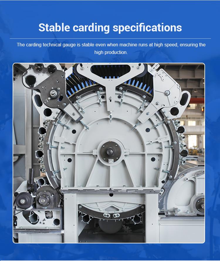 Stable carding technical gauge