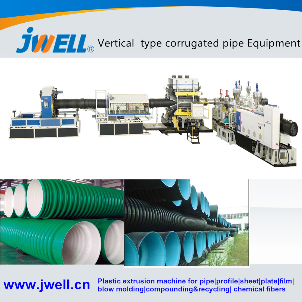 JWSBL-HDPE200-800MM double wall corrugated pipe extrusion machine - Image 2