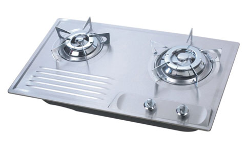 Two-Burner Stainless Steel Gas Cooktop