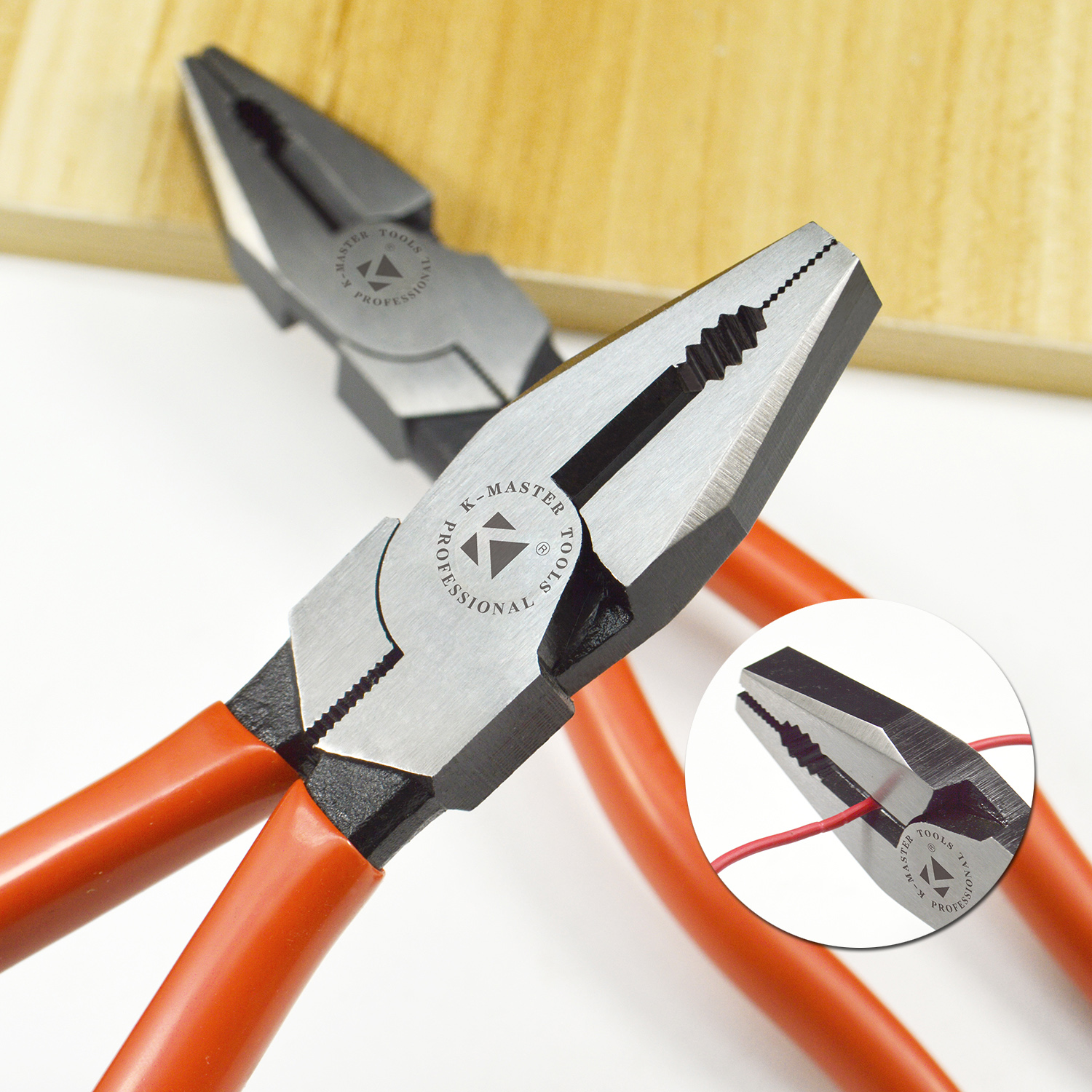 6-Inch Combination Pliers with Dipped Handle