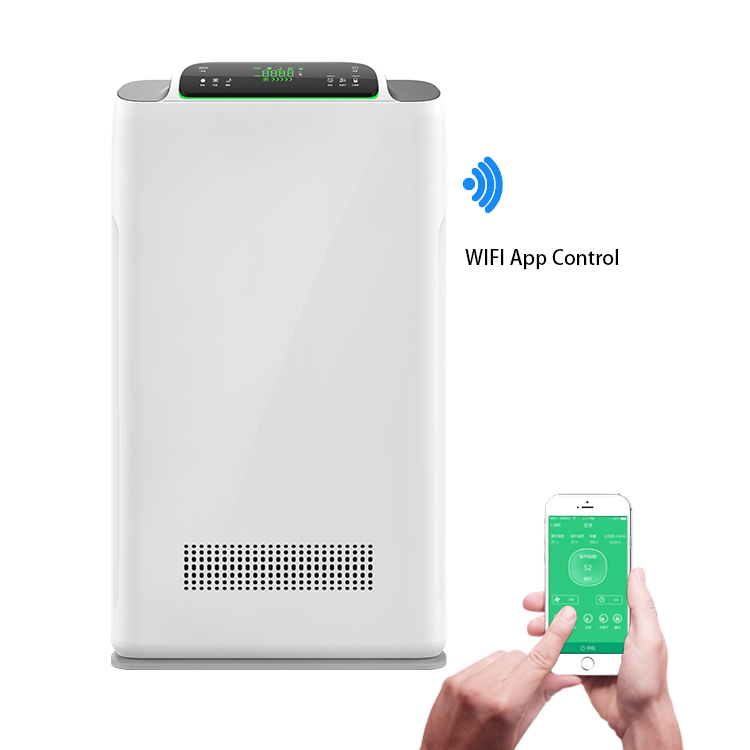 K06C Smart High Efficiency Ultraviolet UV HEPA Filter Air Purifier with Remote Control - Image 2