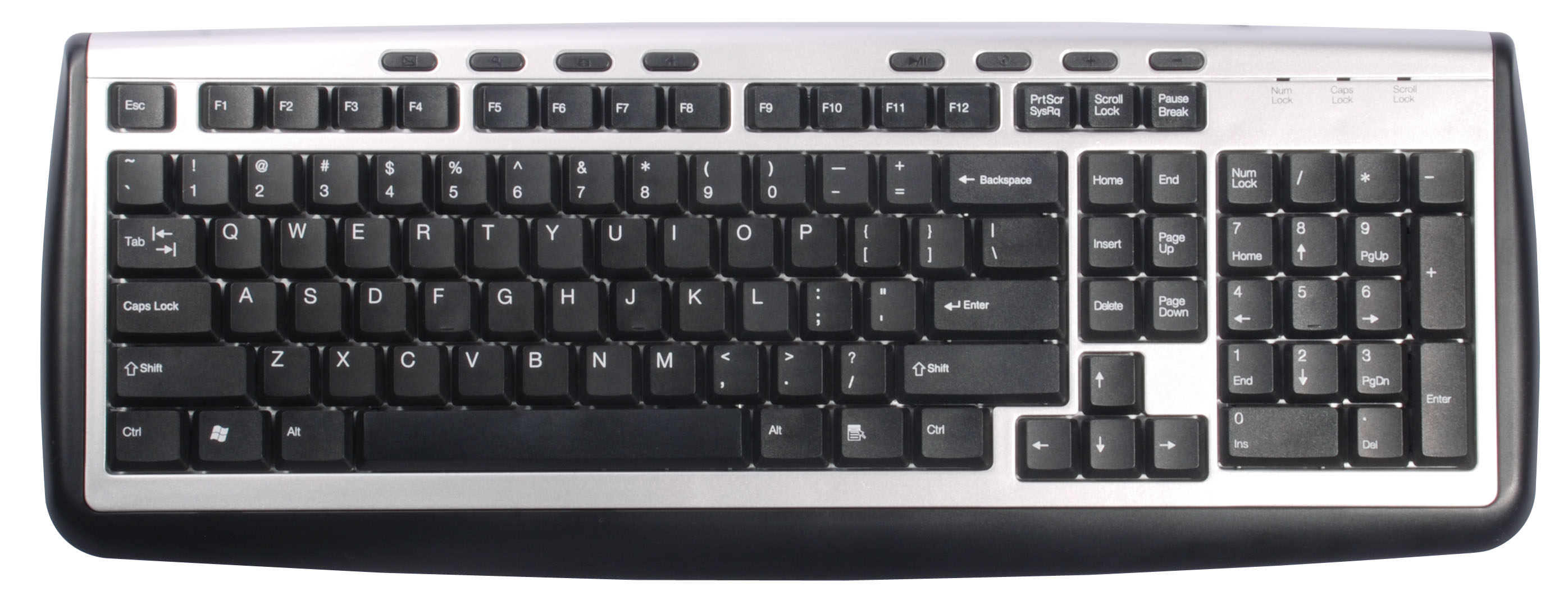Wired Computer Keyboard with QWERTY Layout