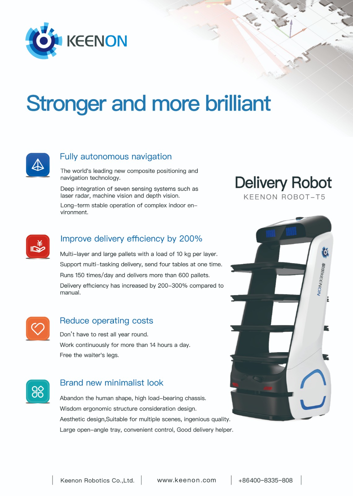Autonomous Indoor Delivery Robot