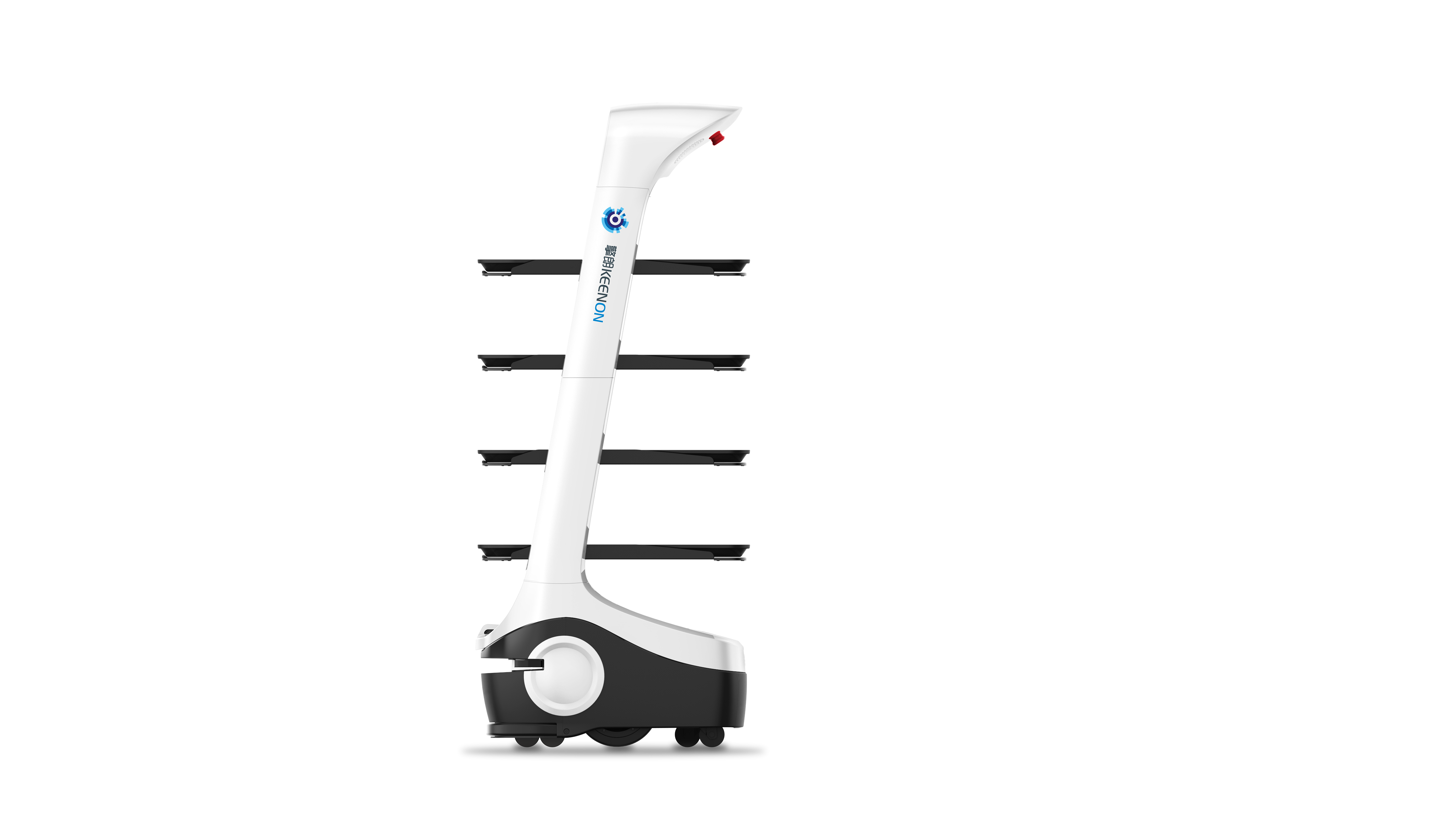 Indoor Delivery Robot with Adjustable Trays