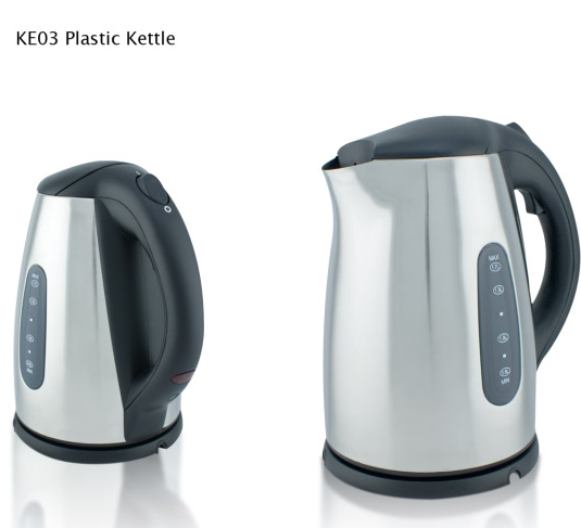 Electric Kettle with Stainless Steel Body