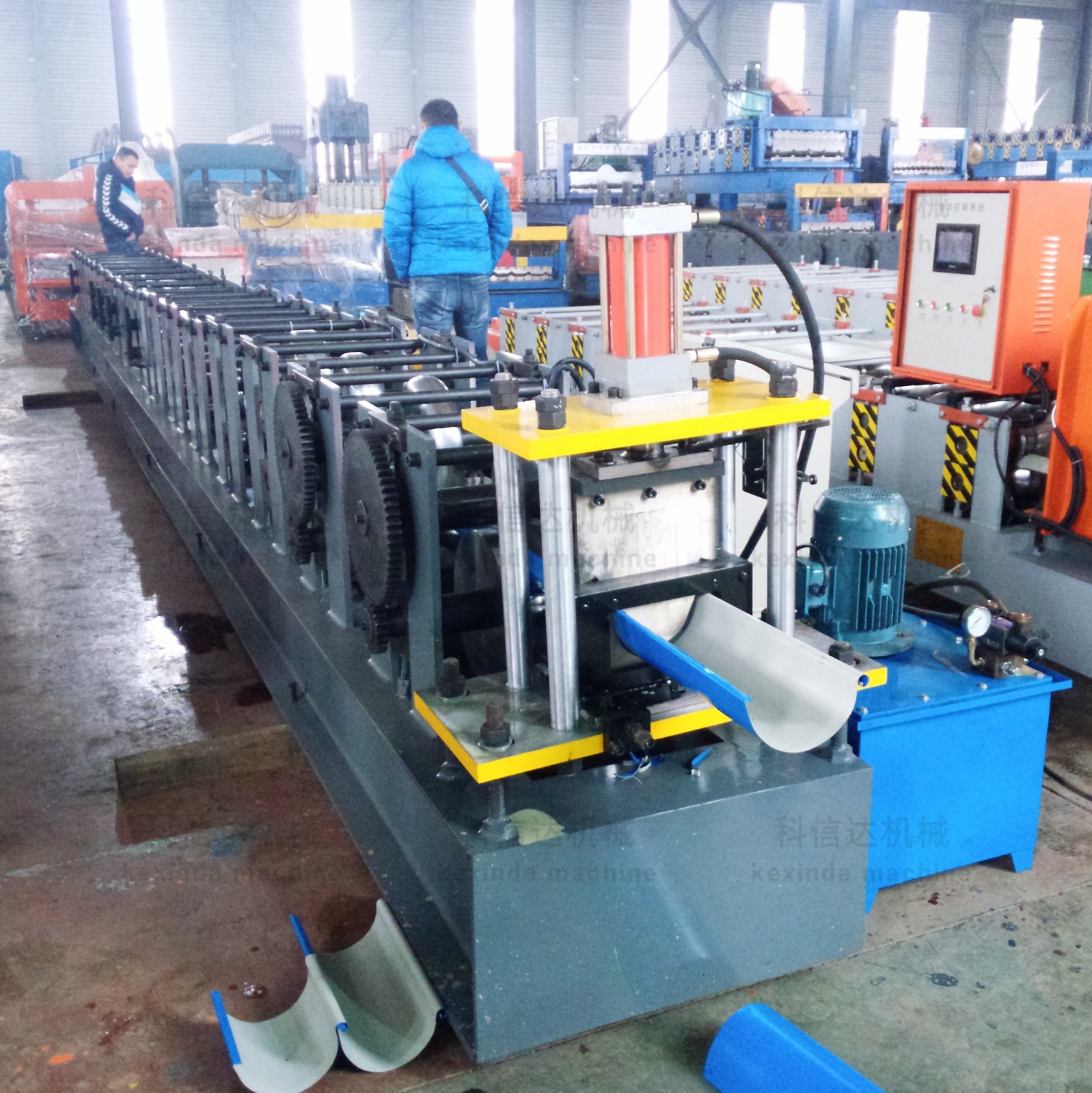 Rain Gutter Roll Forming Machine