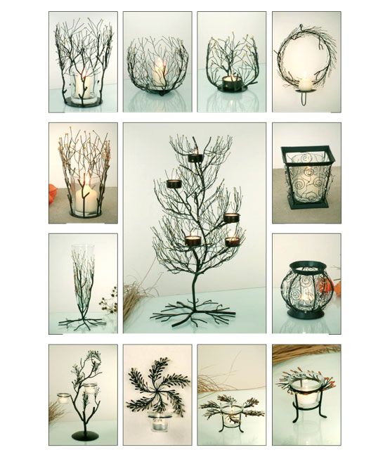 Artistic Wire Candle Holder