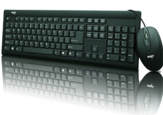 Wired Keyboard and Optical Mouse Combo