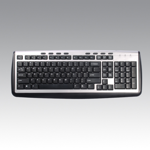 Ergonomic USB Multimedia Keyboard