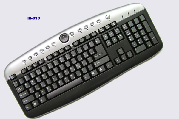 Multimedia Ergonomic Keyboard