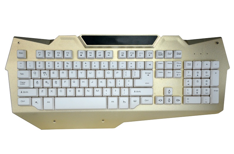 Ergonomic USB Keyboard with Backlit Keys