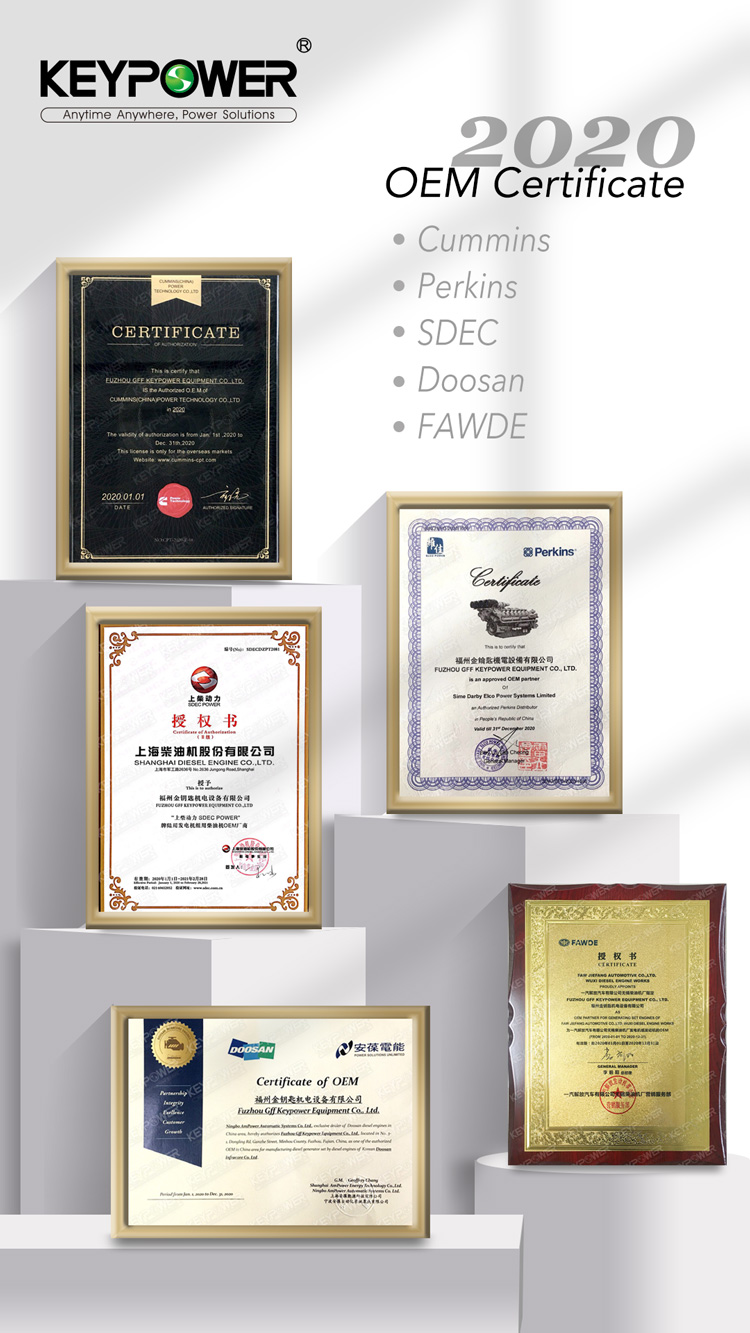 Documentation confirming OEM partnerships and authorization for engine components.