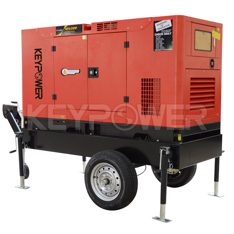 65 kVA Trailer Mounted Diesel Generator