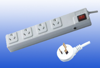 Multi-Outlet Power Extension Board with Surge Protection