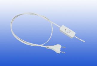 European Plug Inline Switch Cord
