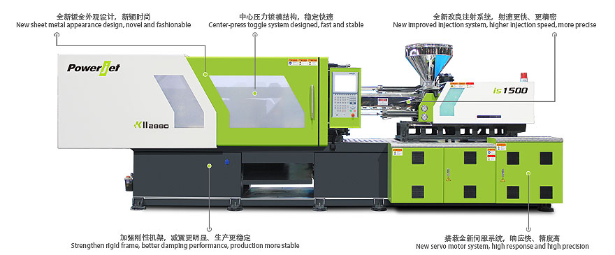 KII SERIES HIGH PRECISION INJECTION MOLDING MACHINE - Image 2