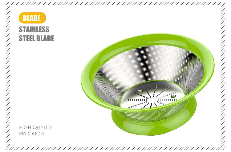 Stainless steel blade component of the juicer