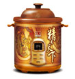 Electric Rice Cooker with Purple Clay Inner Pot