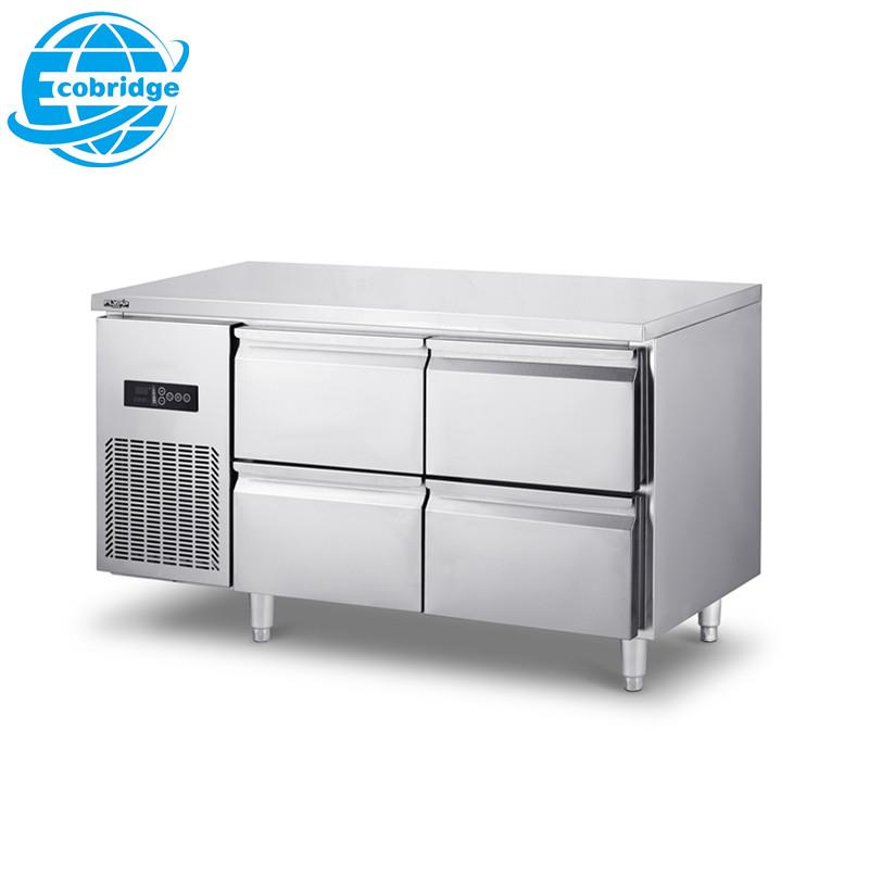 Kitchen Equipment Stainless Steel Undercounter Drawer Freezer Refrigerator Bench Chiller - Image 3
