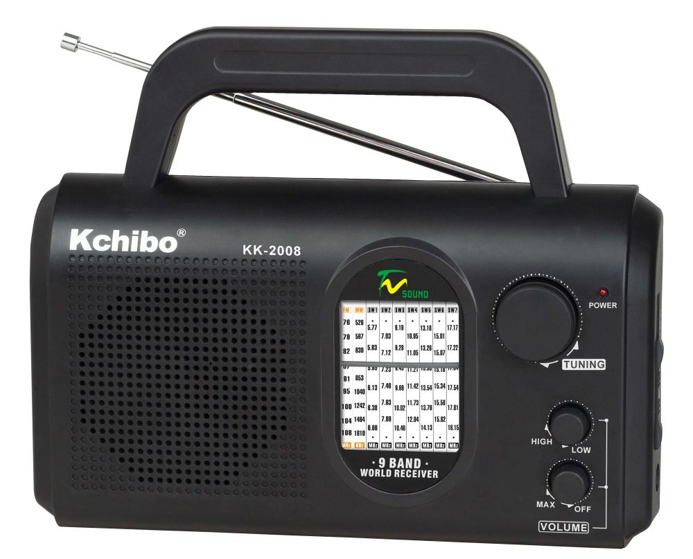 Portable 8-Band FM/MW/SW Radio