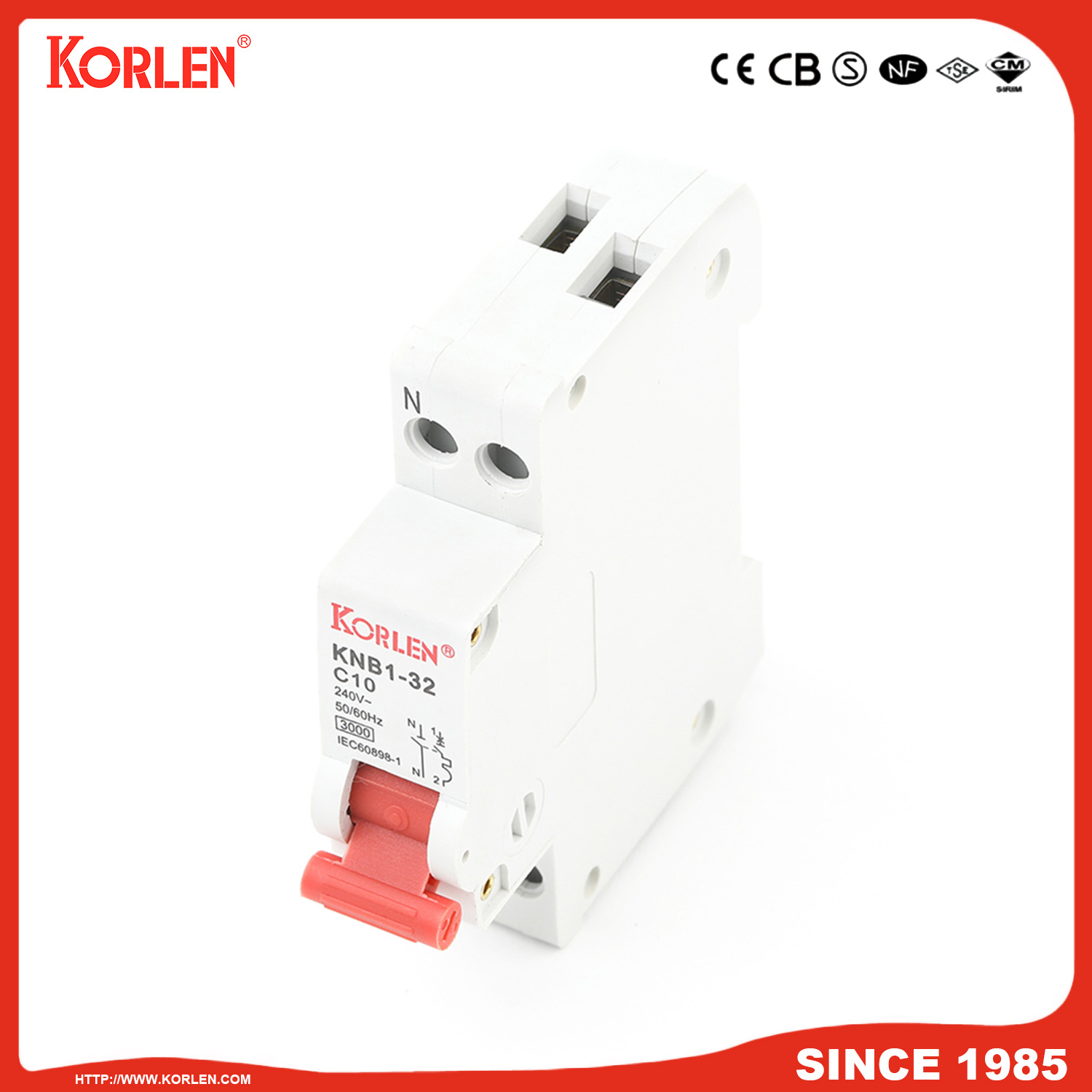 KNB1-32 C10 Miniature Circuit Breaker - Image 2