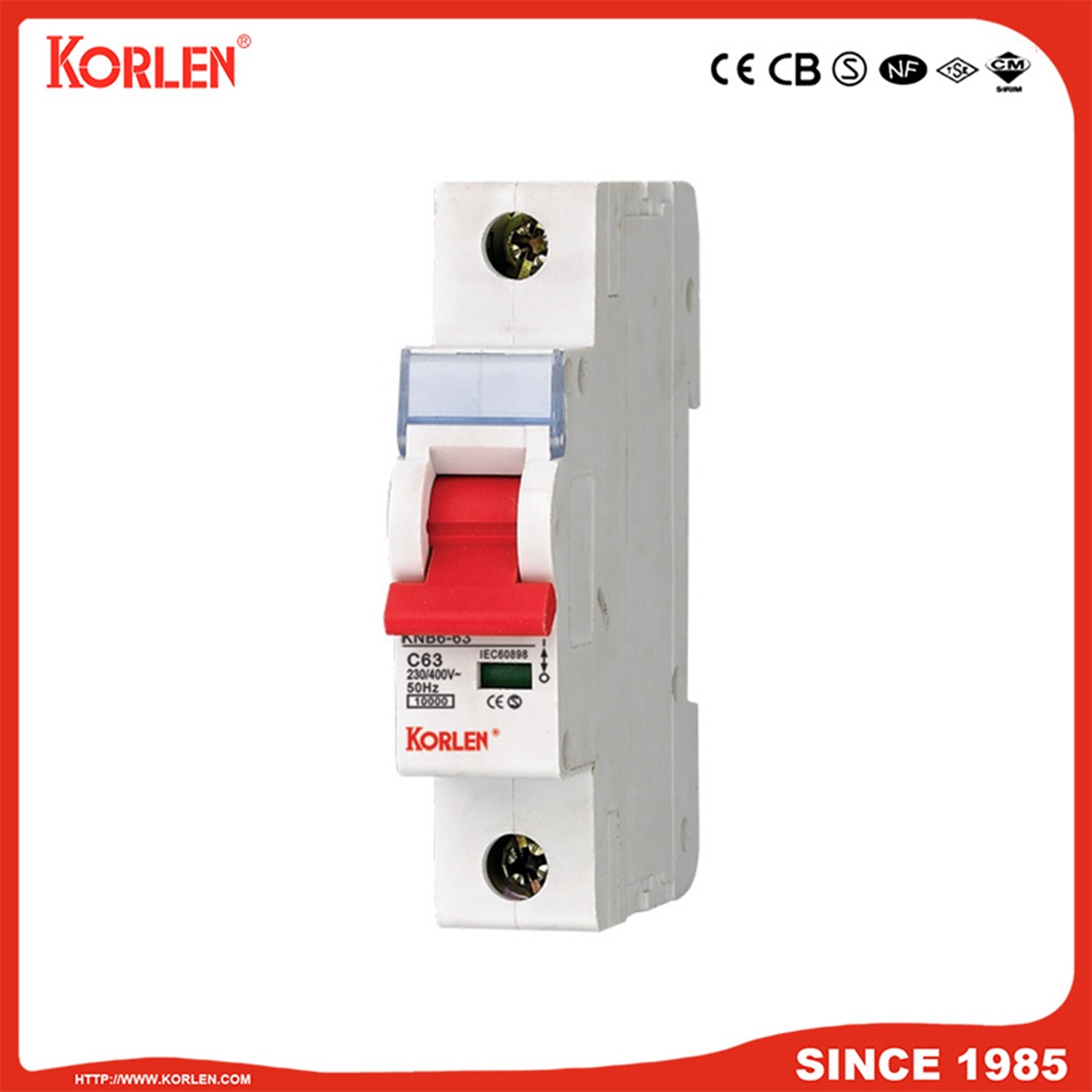 KNB6-63 Miniature Circuit Breaker(with window) - Image 3