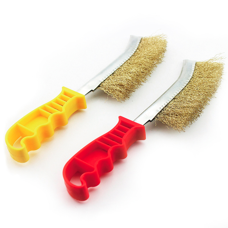 Wire Brush with Plastic Handle