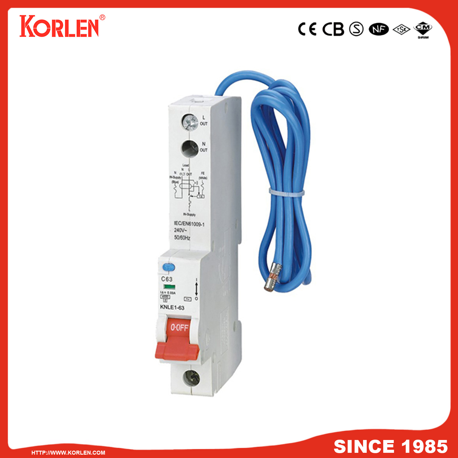 Earth Leakage Circuit Breaker 63A
