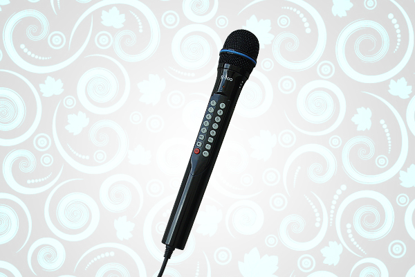 Wired Handheld Microphone with Control Panel