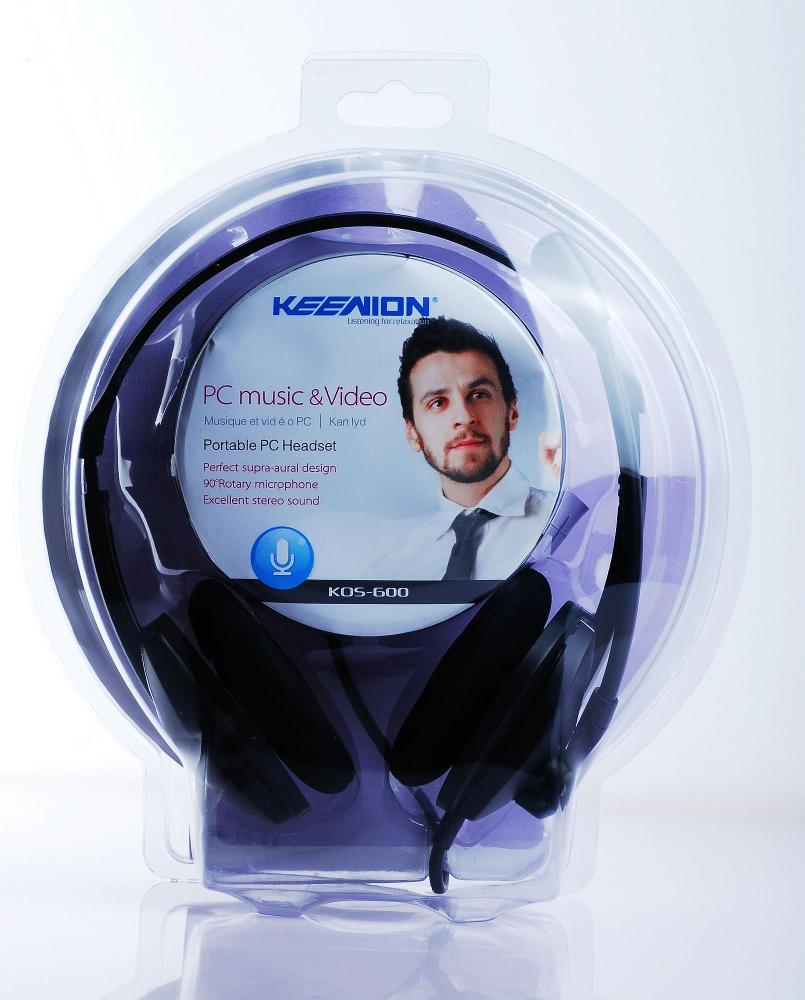 PC Headset with Noise-Canceling Microphone