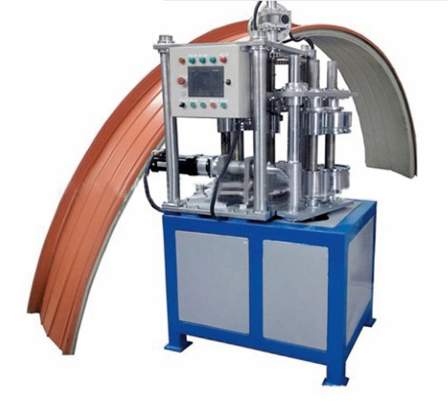 Roll forming machine shaping metal roofing sheets