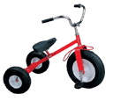 Children's Red Steel Frame Tricycle