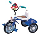 Children's Blue Tricycle with Backrest