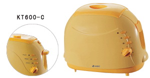 Retro Style Bread Toaster with Browning Control