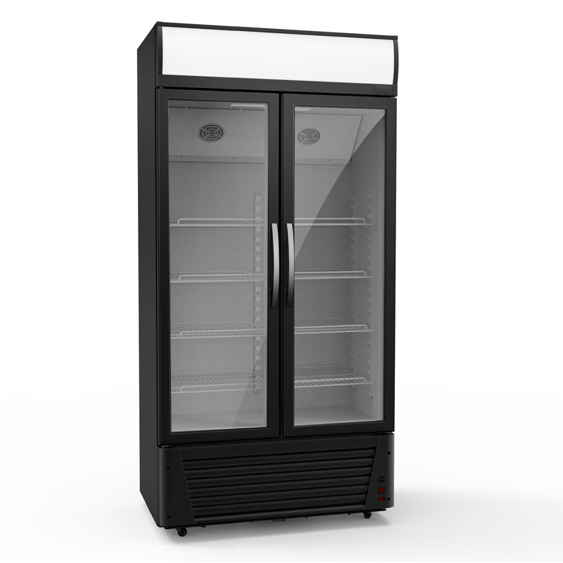 Commercial Double Door Glass Refrigerator