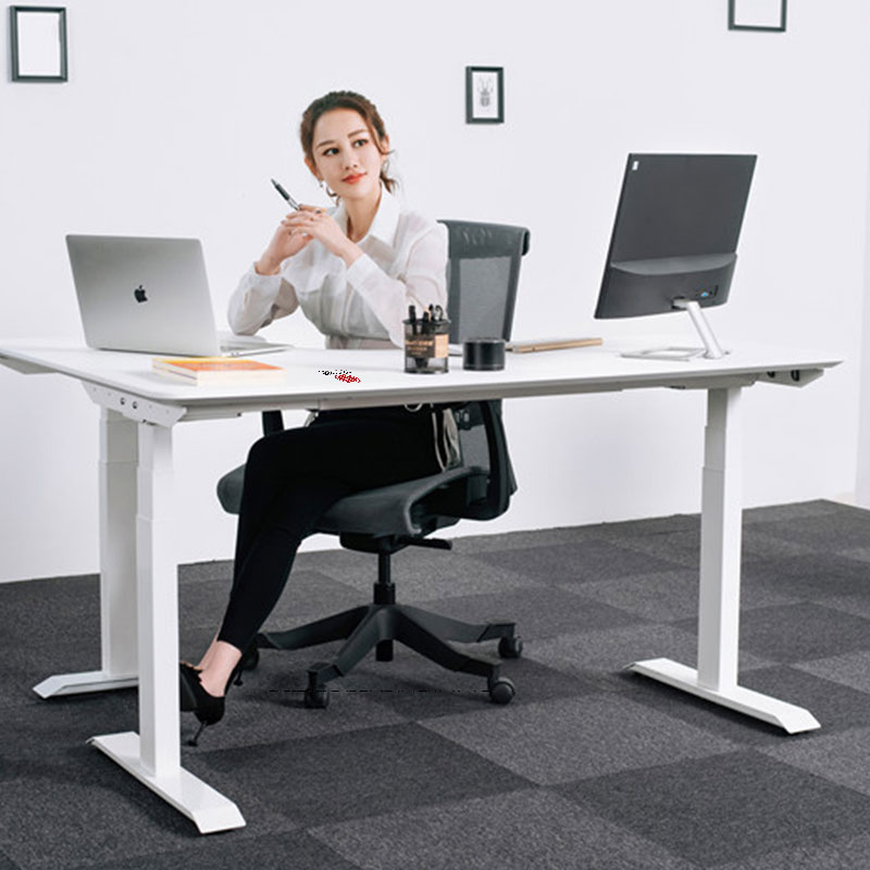 L-Type Electric Height-Adjustable Desk-HDDE004 - Image 3