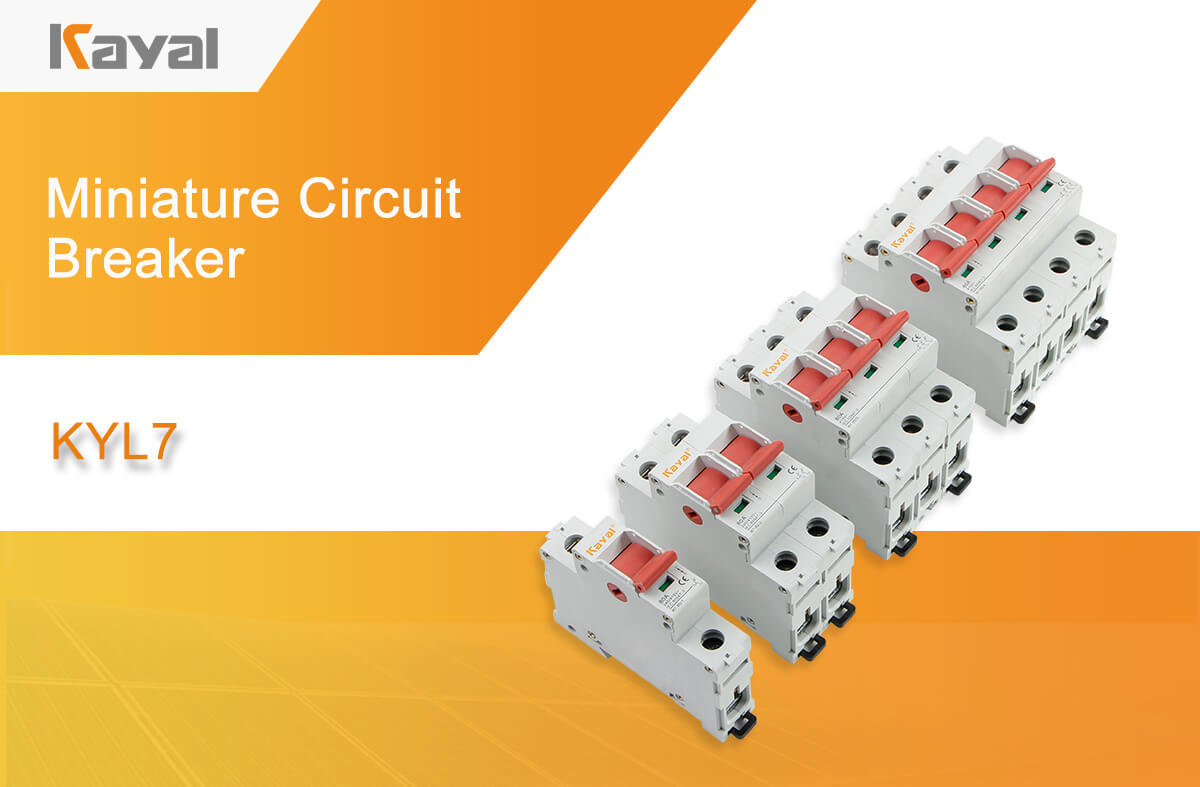 L7 AC Miniature Circuit Breaker showing various pole configurations
