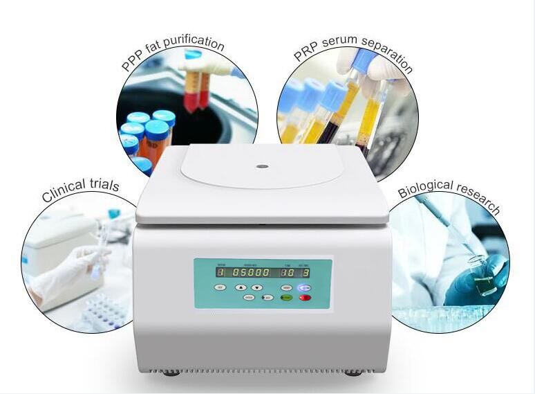 Lab Centrifuge 5,500rpm horizontal rotor Talble top LCD Display L-500 - Image 2