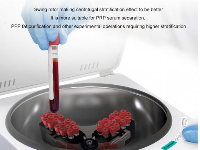 Swing rotor mechanism demonstrating enhanced centrifugal stratification