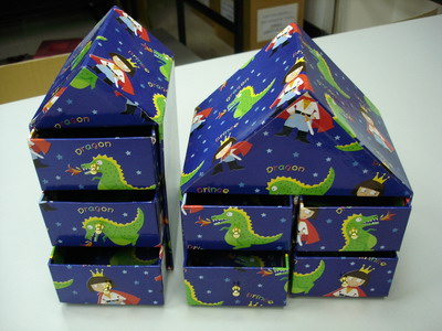 Miniature House Decorative Storage Boxes
