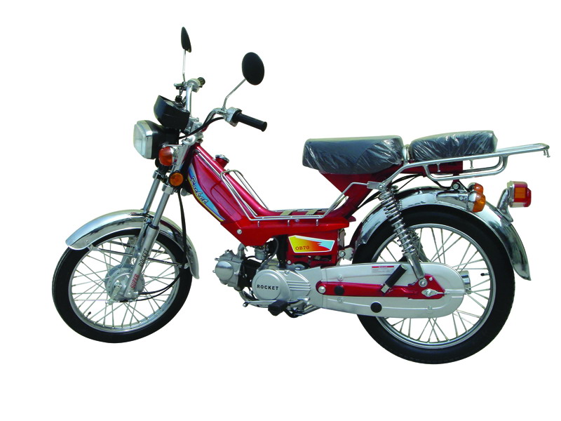Classic-Style Step-Through Motorcycle