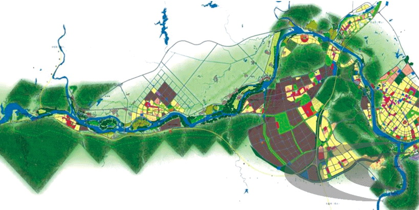 Urban Planning Map for Regional Development