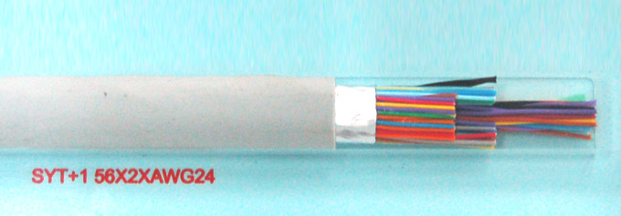 Multi-Pair Telecom Cable with Copper Conductors
